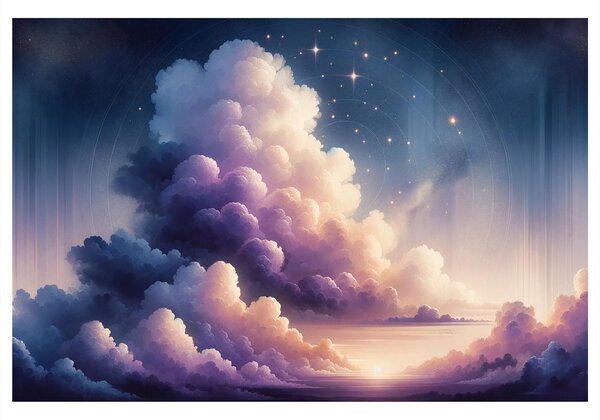 Quadro su tela – Nuvole da sogno