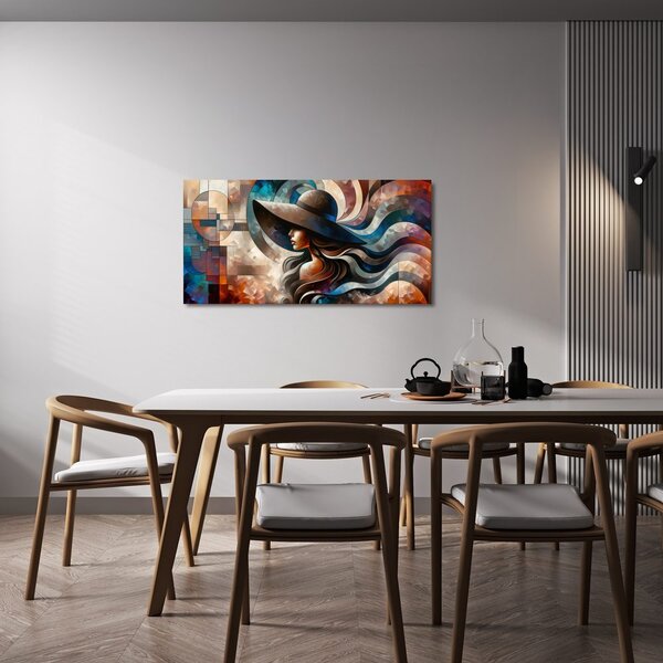 Quadro su tela – Ritratto astratto di donna