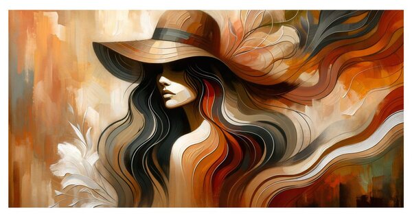 Quadro su tela – Donna elegante
