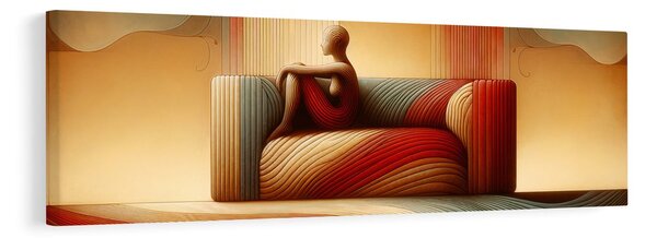 Quadro su tela – Silhouette tranquilla nello spazio