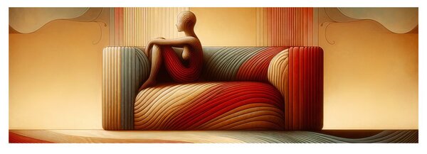Quadro su tela – Silhouette tranquilla nello spazio