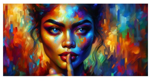 Quadro su tela – Donna misteriosa