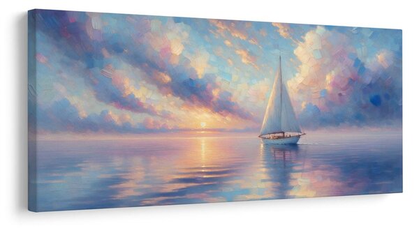 Quadro su tela – Barca a vela romantica