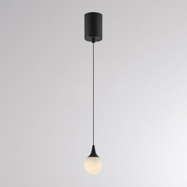 Molto Luce Lampada a sospensione ARE, dimmerabile, Nero, Soggiorno / Sala da pranzo, Pietra, Moderno, Lampada a sospensione