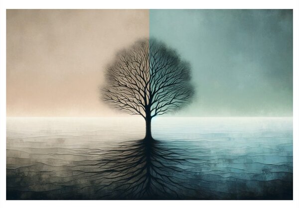 Quadro su tela – Albero della vita in equilibrio
