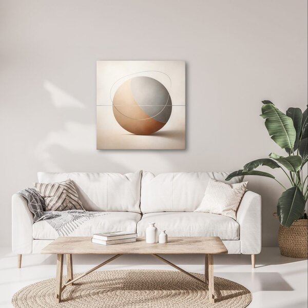 Quadro su tela – Astrazione di design cerchio
