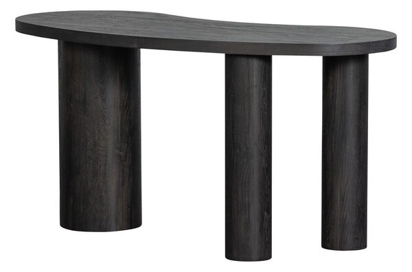 Tavolo consolle marrone scuro con effetto pino 70x150 cm Maan – WOOOD