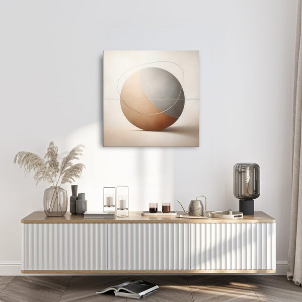 Quadro su tela – Astrazione di design cerchio