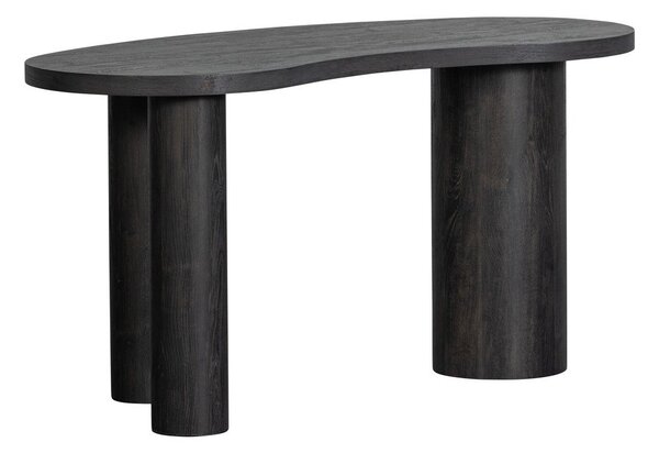 Tavolo consolle marrone scuro con effetto pino 70x150 cm Maan – WOOOD