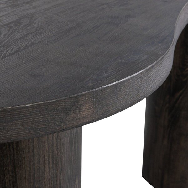 Tavolo consolle marrone scuro con effetto pino 70x150 cm Maan – WOOOD