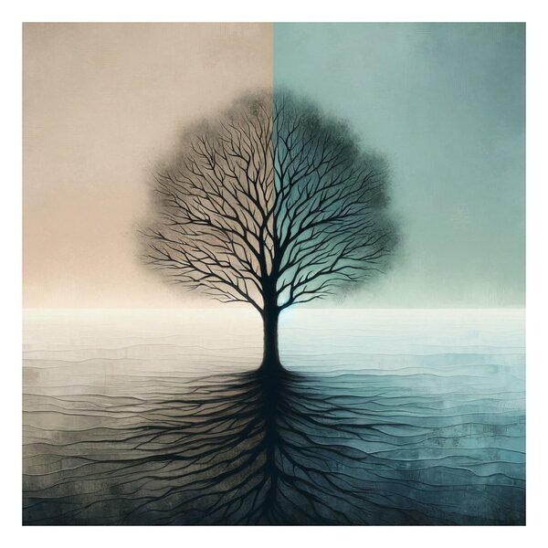 Quadro su tela – Albero della vita equilibrio