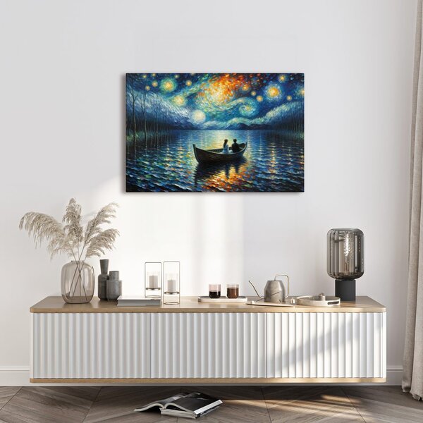 Quadro su tela – Romanticismo sotto il cielo stellato