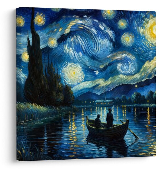 Quadro su tela – Notte magica sull’acqua
