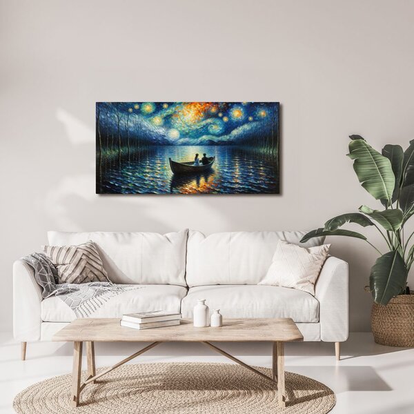 Quadro su tela – Calma serale sulla superficie