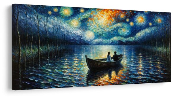 Quadro su tela – Calma serale sulla superficie