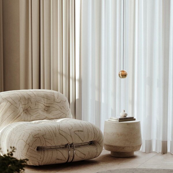 Steinhauer Exclusive - lampada a sospensione - BELLUNO - ottone - vetro metallo - Ø 10cm - LED - 4587ME