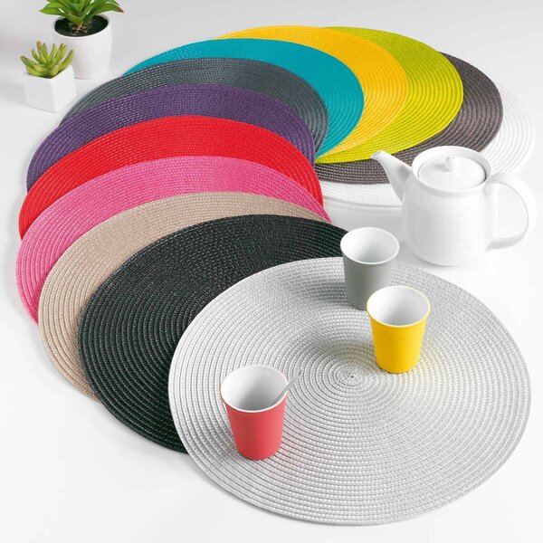 Tovaglietta in plastica ø 35 cm Zebulon – douceur d'intérieur