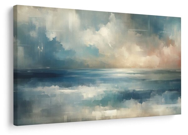 Quadro su tela – Orizzonte astratto dell’oceano