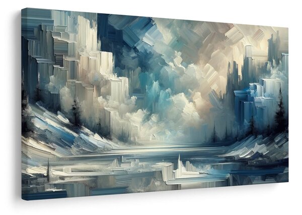 Quadro su tela – Scenografia montana gelida