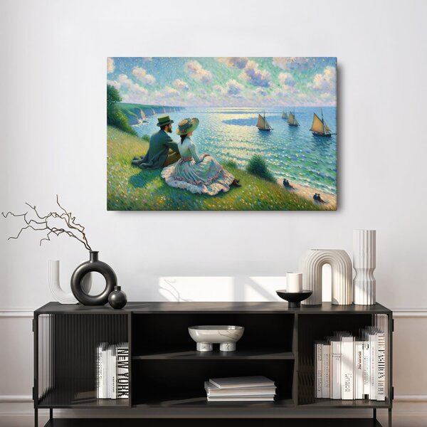 Quadro su tela – Vista romantica sul mare
