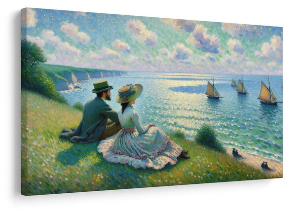 Quadro su tela – Vista romantica sul mare