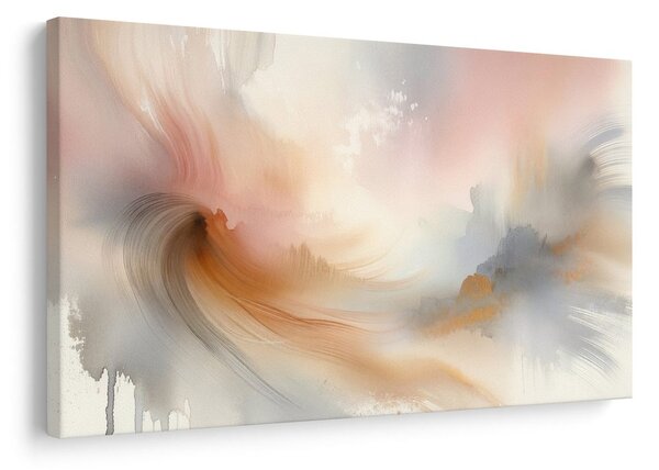 Quadro su tela – Pennellate delicate in acquarello