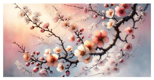Quadro su tela – Sakura in fiore
