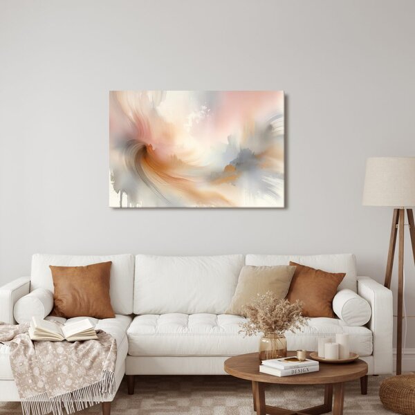 Quadro su tela – Pennellate delicate in acquarello