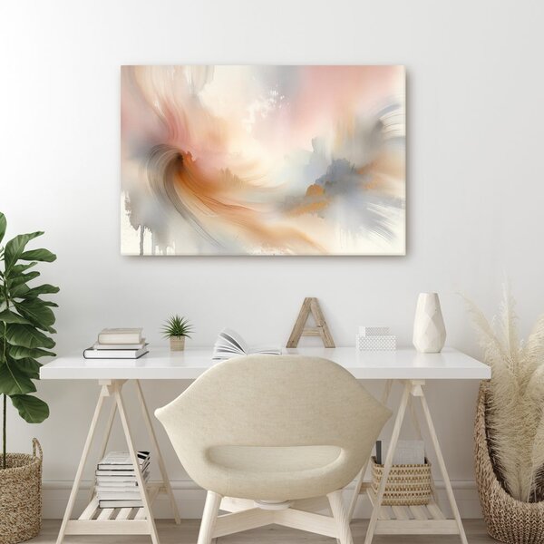 Quadro su tela – Pennellate delicate in acquarello