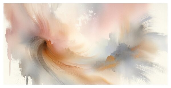 Quadro su tela – Astrazione in colori pastello
