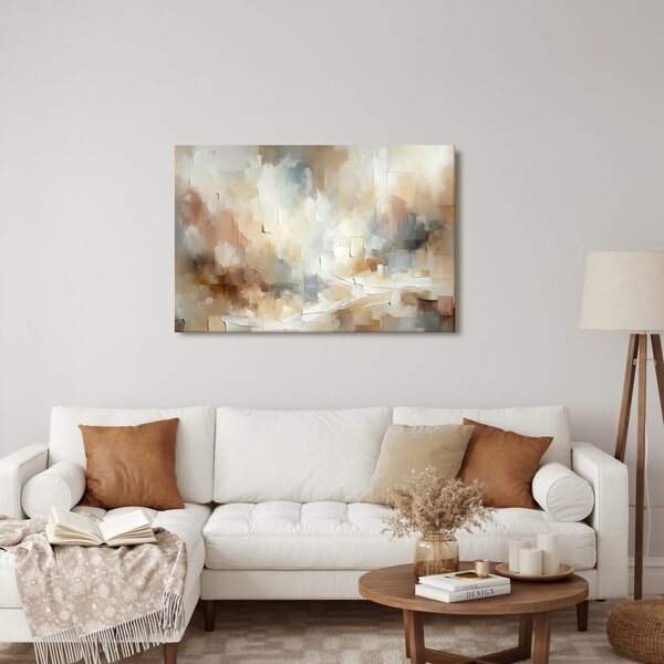 Quadro su tela – Astrazione delicata in beige