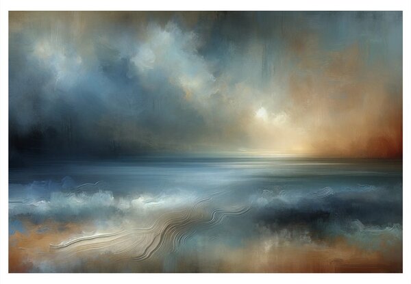 Quadro su tela – Mare e tramonto