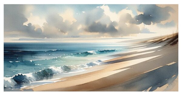 Quadro su tela – Tocco del mare su tela