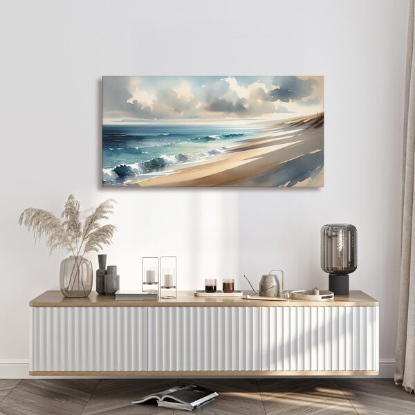 Quadro su tela – Tocco del mare su tela
