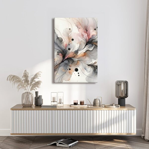 Quadro su tela – Dinamica in toni delicati