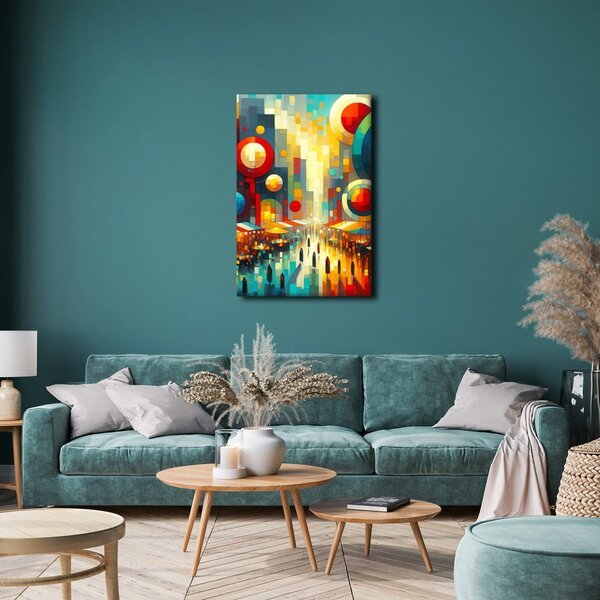 Quadro su tela – Geometria della città