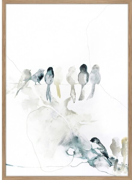 Dipinto 50x70 cm Birdshape – Malerifabrikken