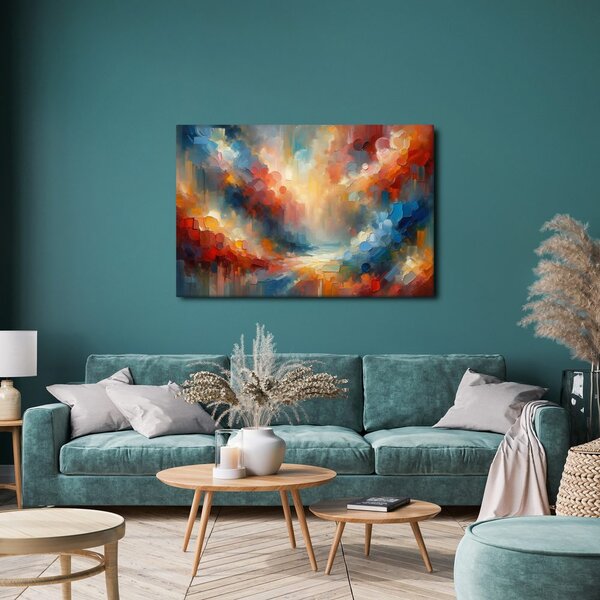 Quadro su tela – Danza di toni caldi