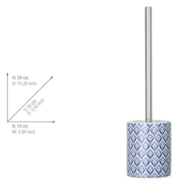 Scopino WC blu in ceramica Lorca – Wenko
