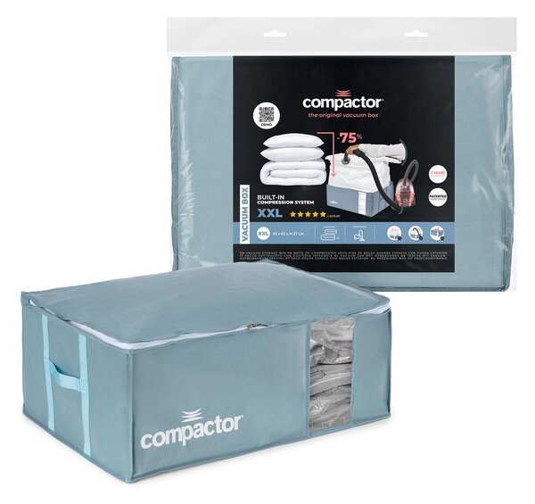 Organizer per vestiti sottovuoto in plastica 65x45x27 cm Blue Edition – Compactor