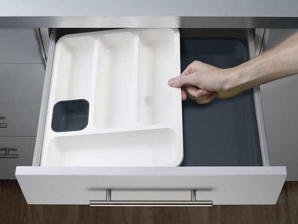 Cassetto portaposate regolabile grigio DrawerStore DrawerStore™ - Joseph Joseph