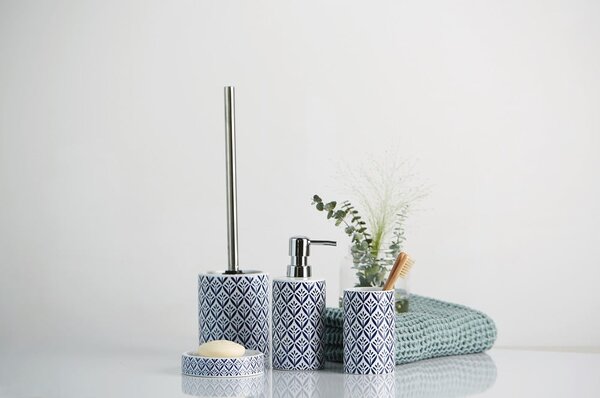 Scopino WC blu in ceramica Lorca – Wenko