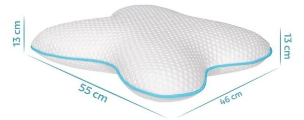 Cuscino anatomico con imbottitura in memory foam 46x55 cm – Mila Home