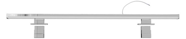 Lampada LED da Specchio 78cm 14W Cromata IP44 Tripla Installazione Colore Bianco Caldo 3.000K