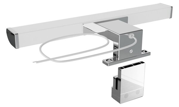 Lampada LED da Specchio 30cm 5W Stondata IP44 Tripla Installazione Colore Bianco Naturale 4.000K