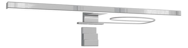 Lampada LED da Specchio 50cm Cromo 8W IP44 Tripla Installazione Colore Bianco Caldo 3.000K