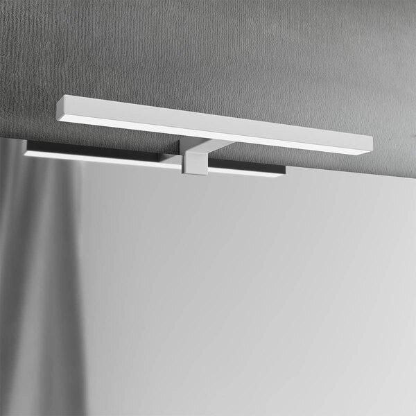 Lampada LED da Specchio 30cm Bianca 4W - Doppia Installazione Colore Bianco Caldo 3.000K