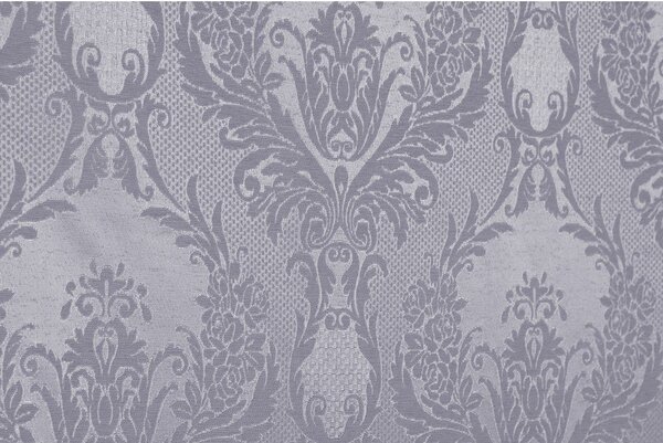 Set con copriletto e federa grigio in tessuto damascato 240x260 cm Beste – Mijolnir