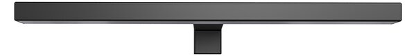 Lampada LED da Specchio 30cm Nera 4W - Doppia Installazione Colore Bianco Caldo 3.000K