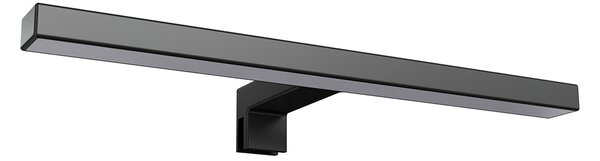 Lampada LED da Specchio 30cm Nera 4W - Doppia Installazione Colore Bianco Caldo 3.000K